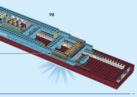 LEGO 40955 instructions page 77 – build guide