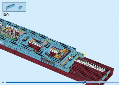 LEGO 40955 instructions page 80 – build guide
