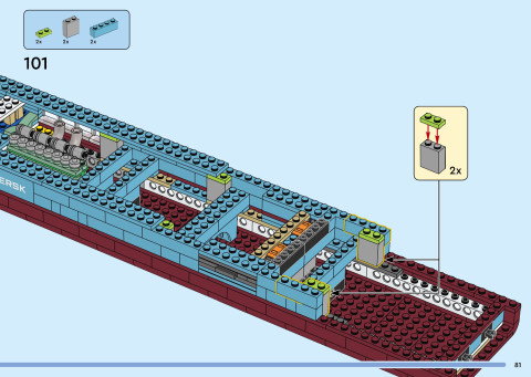 LEGO 40955 instructions page 81 – build guide