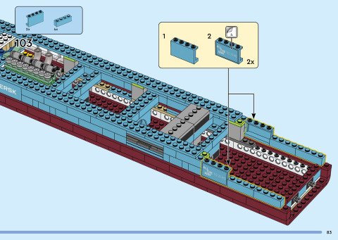 LEGO 40955 instructions page 83 – build guide