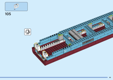 LEGO 40955 instructions page 85 – build guide
