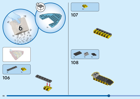LEGO 40955 instructions page 86 – build guide