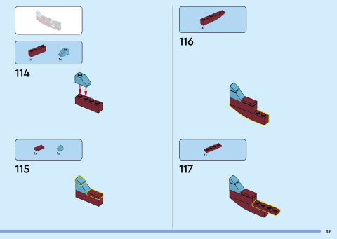 LEGO 40955 instructions page 89 – build guide