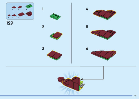 LEGO 40955 instructions page 93 – build guide