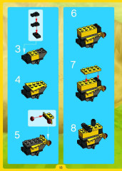 LEGO 4096 instructions page 16 – build guide