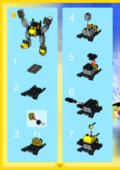 LEGO 4097 instructions page 10 – build guide