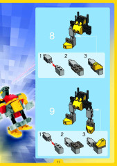 LEGO 4097 instructions page 11 – build guide
