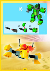 LEGO 4097 instructions page 42 – build guide
