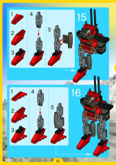 LEGO 4097 instructions page 50 – build guide