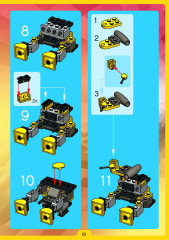LEGO 4097 instructions page 61 – build guide
