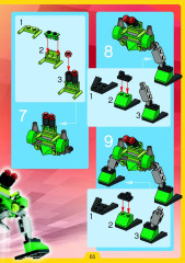 LEGO 4097 instructions page 65 – build guide