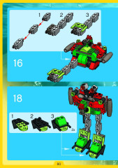 LEGO 4097 instructions page 80 – build guide