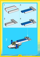 LEGO 4098 instructions page 20 – build guide