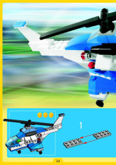 LEGO 4098 instructions page 34 – build guide