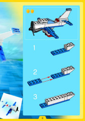 LEGO 4098 instructions page 9 – build guide