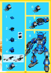 LEGO 4099 instructions page 35 – build guide