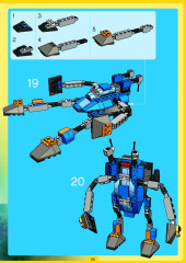 LEGO 4099 instructions page 55 – build guide