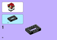 LEGO 41001 instructions page 10 – build guide