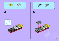 LEGO 41001 instructions page 13 – build guide