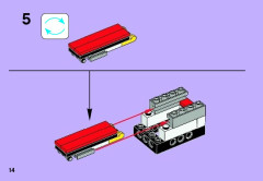 LEGO 41001 instructions page 14 – build guide