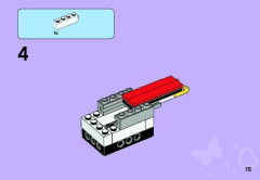 LEGO 41001 instructions page 15 – build guide