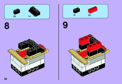 LEGO 41001 instructions page 18 – build guide