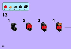 LEGO 41001 instructions page 22 – build guide