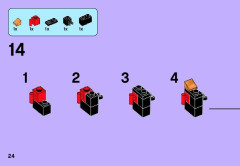LEGO 41001 instructions page 24 – build guide