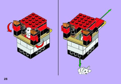 LEGO 41001 instructions page 26 – build guide