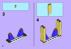 LEGO 41001 instructions page 6 – build guide