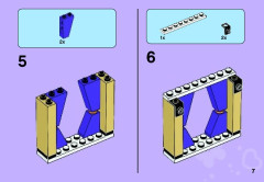 LEGO 41001 instructions page 7 – build guide