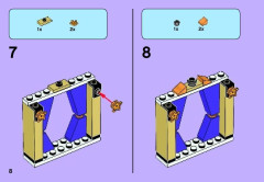 LEGO 41001 instructions page 8 – build guide