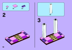 LEGO 41002 instructions page 10 – build guide
