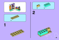 LEGO 41002 instructions page 15 – build guide