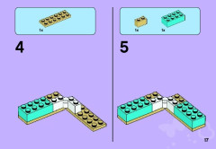 LEGO 41002 instructions page 17 – build guide