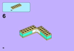 LEGO 41002 instructions page 18 – build guide