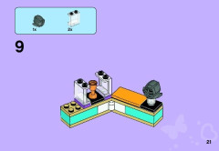 LEGO 41002 instructions page 21 – build guide