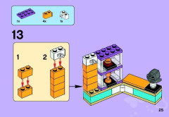 LEGO 41002 instructions page 25 – build guide