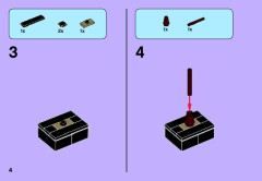 LEGO 41002 instructions page 4 – build guide