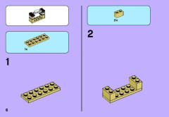 LEGO 41002 instructions page 6 – build guide