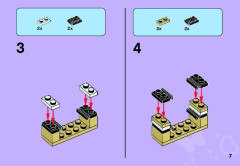 LEGO 41002 instructions page 7 – build guide