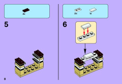 LEGO 41002 instructions page 8 – build guide