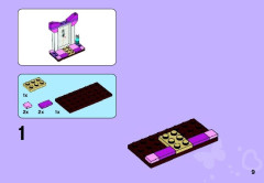 LEGO 41002 instructions page 9 – build guide