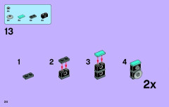 LEGO 41004 instructions page 24 – build guide