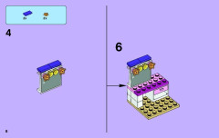 LEGO 41004 instructions page 8 – build guide