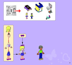 LEGO 41005 instructions page 3 – build guide