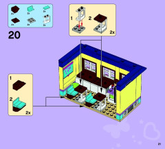 LEGO 41005 instructions page 21 – build guide