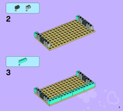LEGO 41005 instructions page 3 – build guide