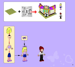LEGO 41006 instructions page 3 – build guide