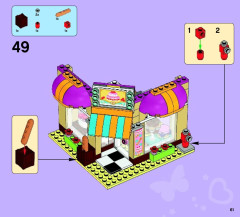 LEGO 41006 instructions page 61 – build guide